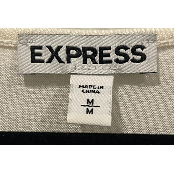 EXPRESS Beige Sequin Sleeveless Tank Blouse - Picture 2 of 5